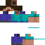 Steve's PNG skin before building the scene
